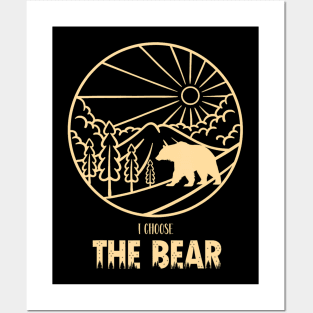 The Bear In Woods 2024 I Pick The Bear Women Posters and Art